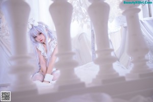 G44不会受伤 Cosplay 碧蓝航线 恶毒皮肤 懒懒的白兔